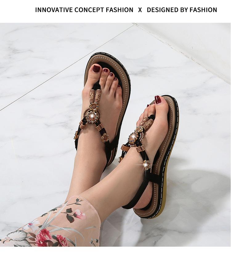 Bohemian Beaded Sandals