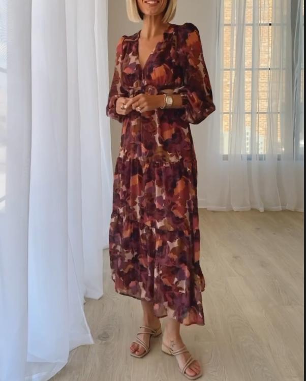 Maxi Dress with Long Sleeves
